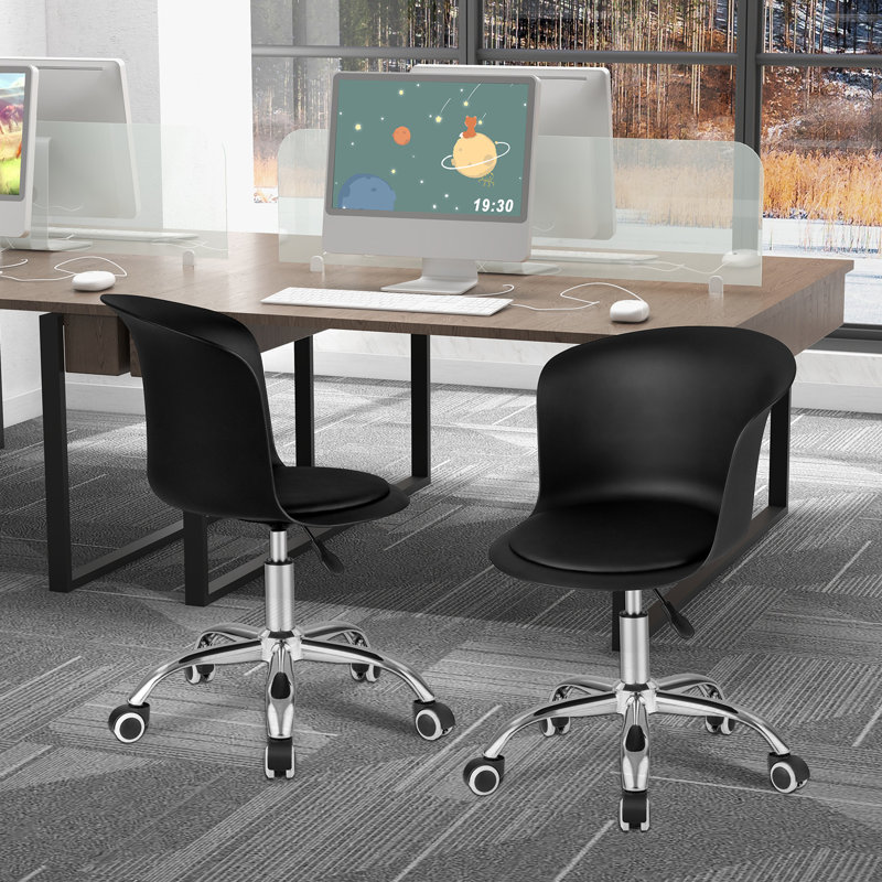 17 Stories Breide Office Chair, Black