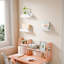  Ensemble de 3 étagères Cloud pour chambre d'enfant Wall Deor, étagère flottante White Cloud-795173313-798690233