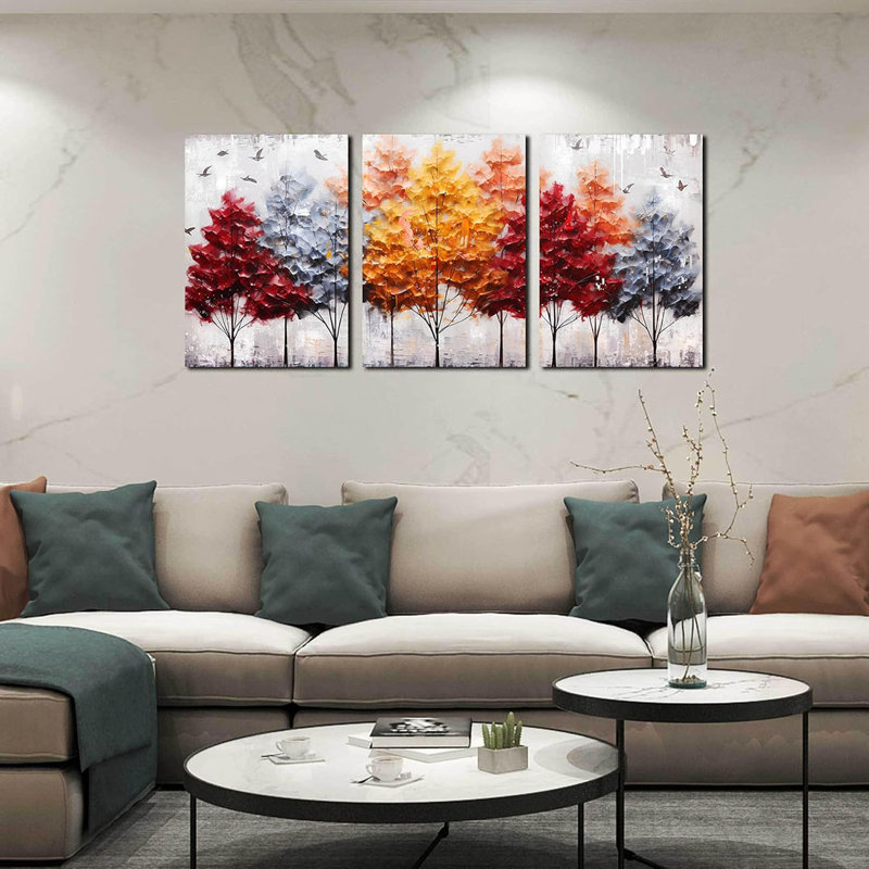 3 Piece Wrapped Canvas Set