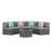 Rasmus 4 - Person Modular Patio Conversation Set with Cushions-2060040767