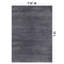 Tapis d'intérieur uni gris anthracite chiné, lavable à la machine et antidérapant-1587544008-1587544031