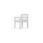Mykonos Dining Chair + Polar Cushion