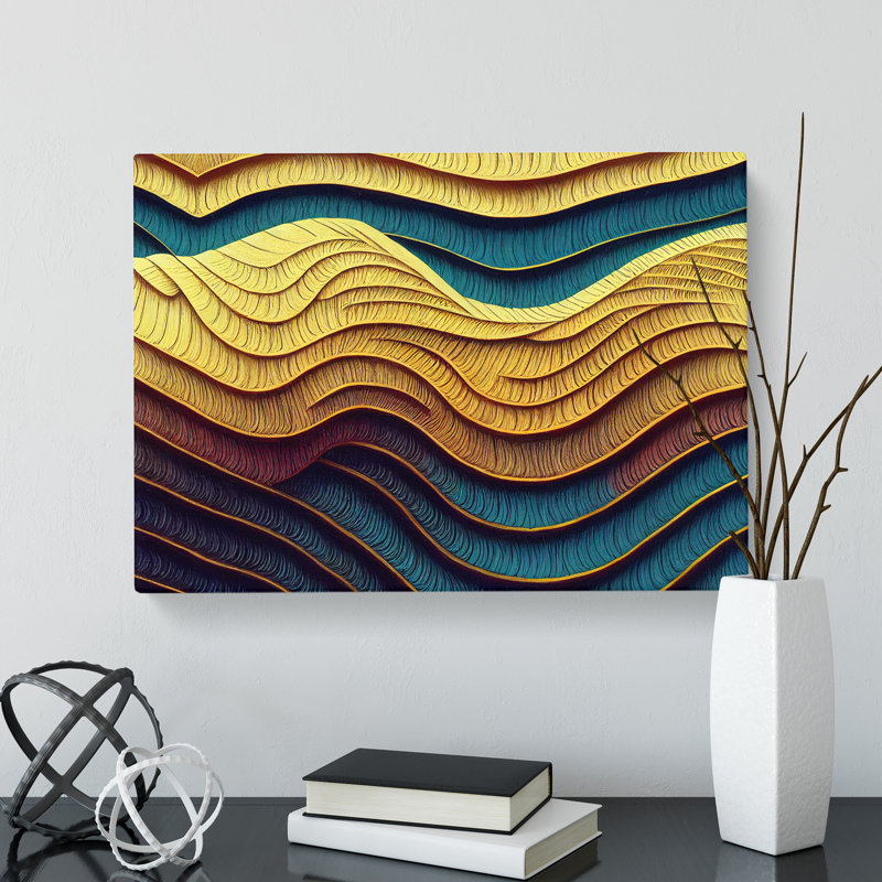 Stupendous Modern Abstract Art - Wrapped Canvas