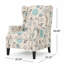 Fauteuil inclinable avec garniture cloutée