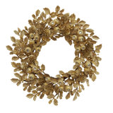 Holly Leaf With Berry Pods Wreath