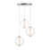 Luminaire suspendu 3 lumières Atomo