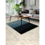 Tapis bleu dégradé de style Gabbeh 5 x 6 ajoutant de la profondeur à n'importe quelle pièce