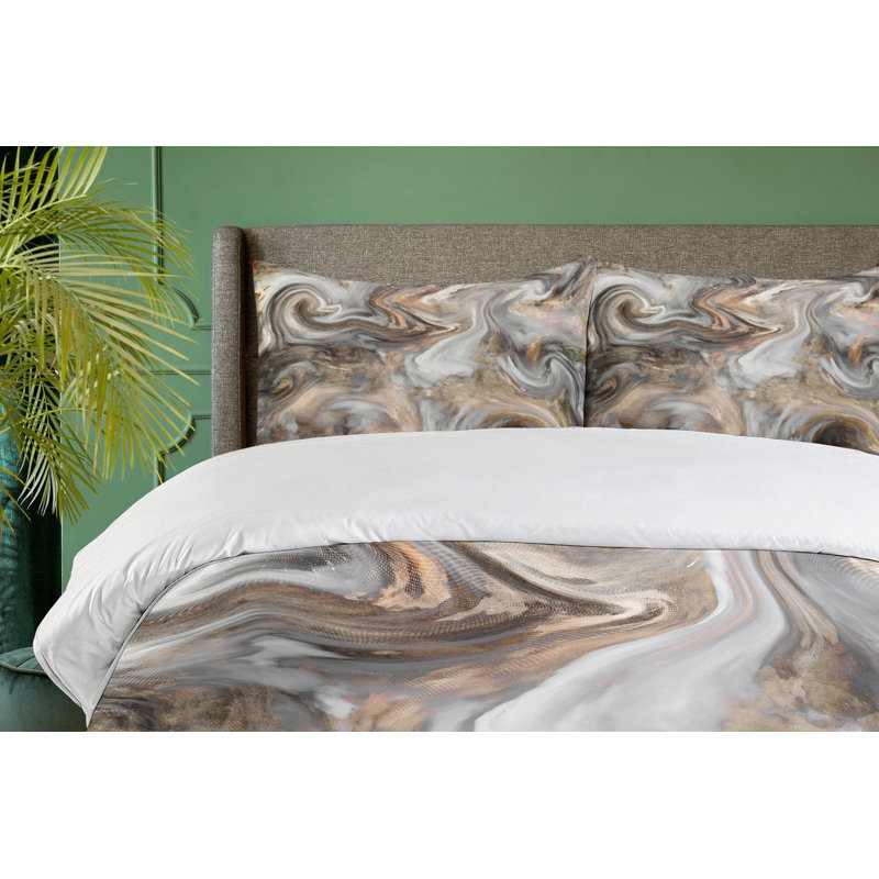 Modern & Contemporary Polyester Duvet Cover, King