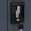 Armoire verrouillable en acier de 70,9 pouces avec 2 portes et 4 tablettes réglables grises pour les gymnases, les bureaux à domicile, les garages de rangement à installation rapide, les écoles, l'assemblage facile