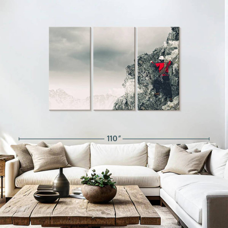 Sireci Ice Climbing Pop, 48" H x 74" W
