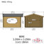 Partone 11 x 11 Ft 28 mm Log Cabin for Hot Tubs-1967252787