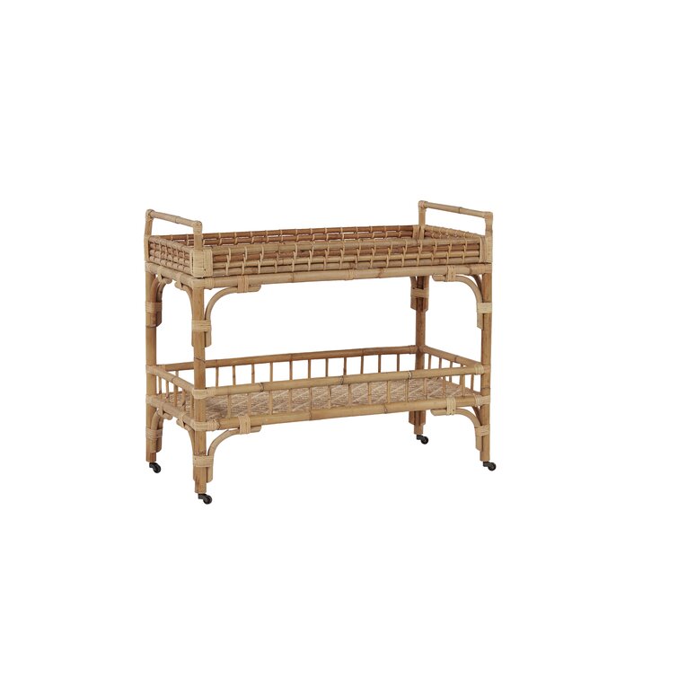 Getaway Rattan Bar Cart