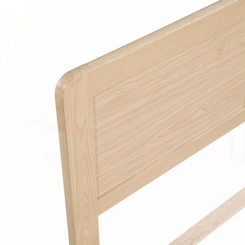 Lit plateforme en bois, Simple
