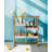 Kitchen Cart, Metal Frame Serving Cart With Casters