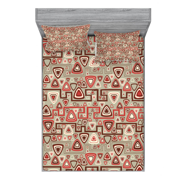 Microfiber Sheet Set, Full/Double Sheet Set with Fitted Sheet