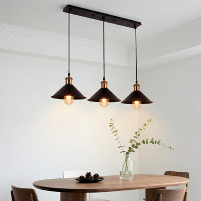 3 - Light Matte Black Pendant
