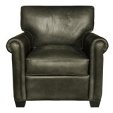 Bordeaux Leather Chair And A Half