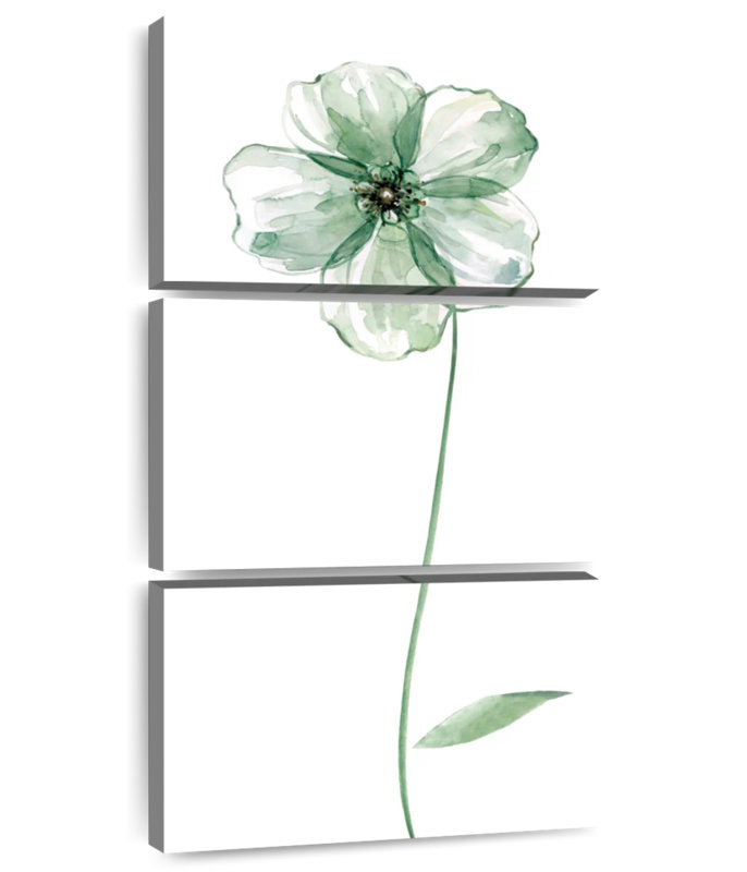 Fleur de sauge II, H 27 po x l 12 po