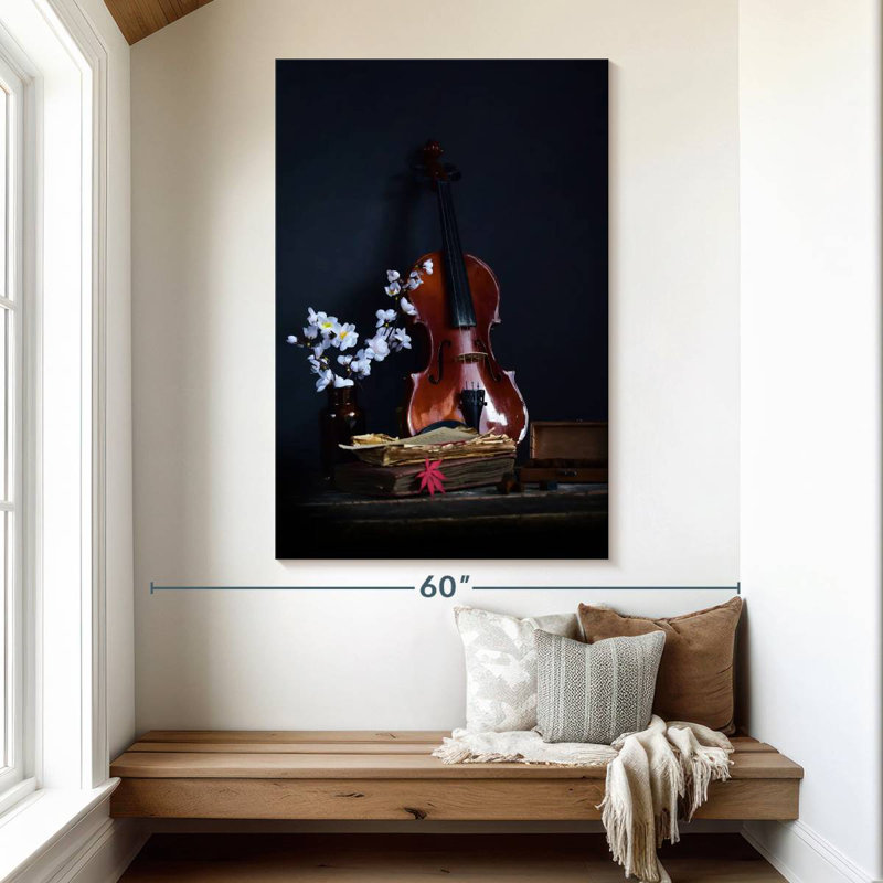 Abarca Violin Decor, 51" H x 34" W