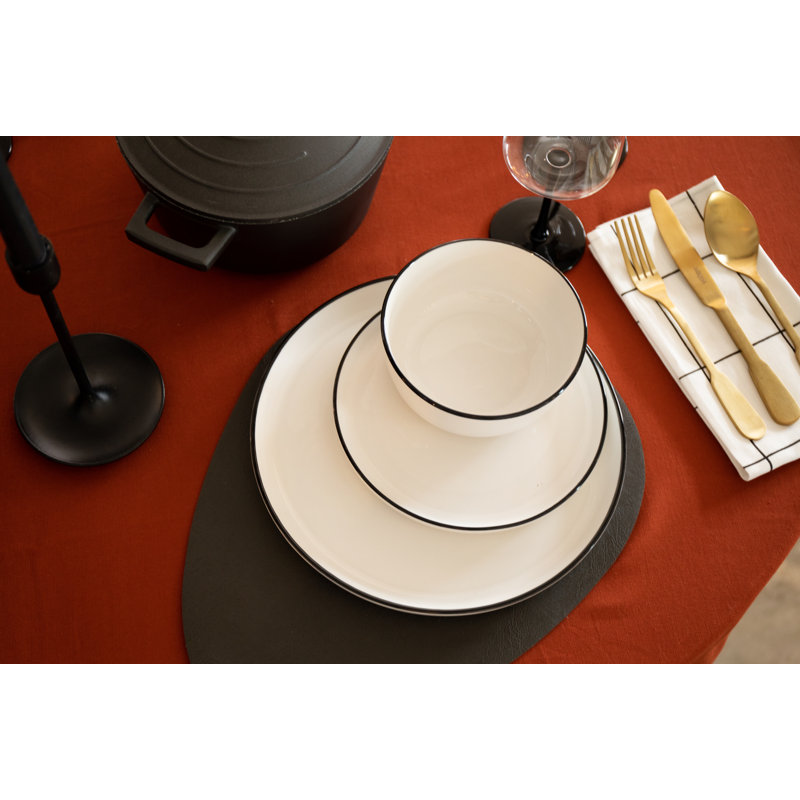 Mikasa Limestone Porcelain Dinner Set, White