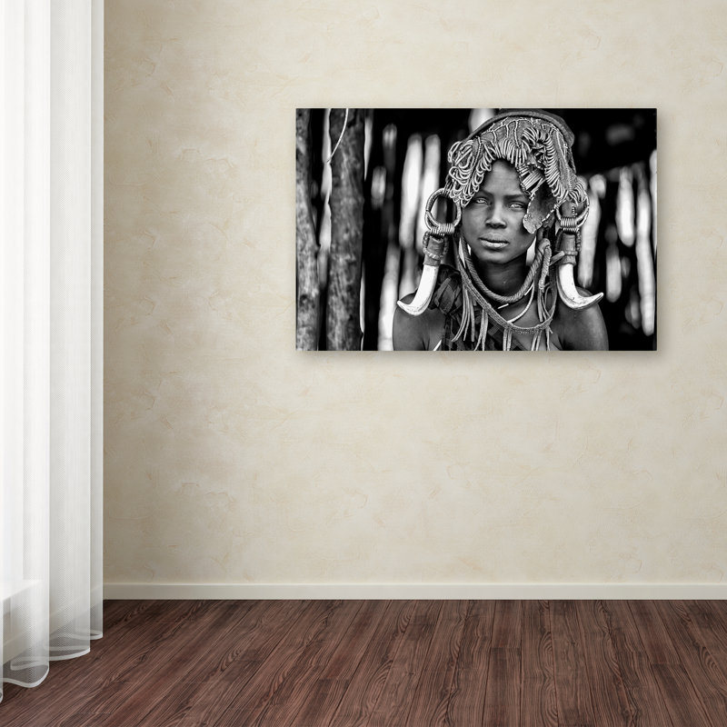 Art mural sur toile tendue - Vedran Vidak «Mursi», décoration murale pour le salon, la chambre à coucher ou le bureau - 16 x 24