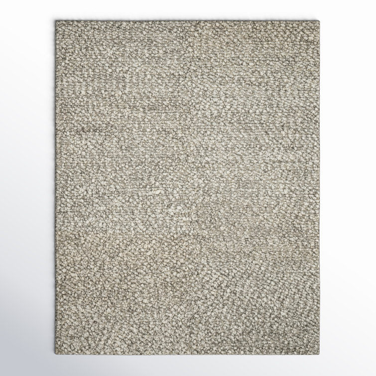 Charter Handwoven Wool Stone Area Rug