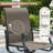 4-Person Round Patio Dining Set With 360° Swivel PVC-Coated Polyester Chairs-572891483
