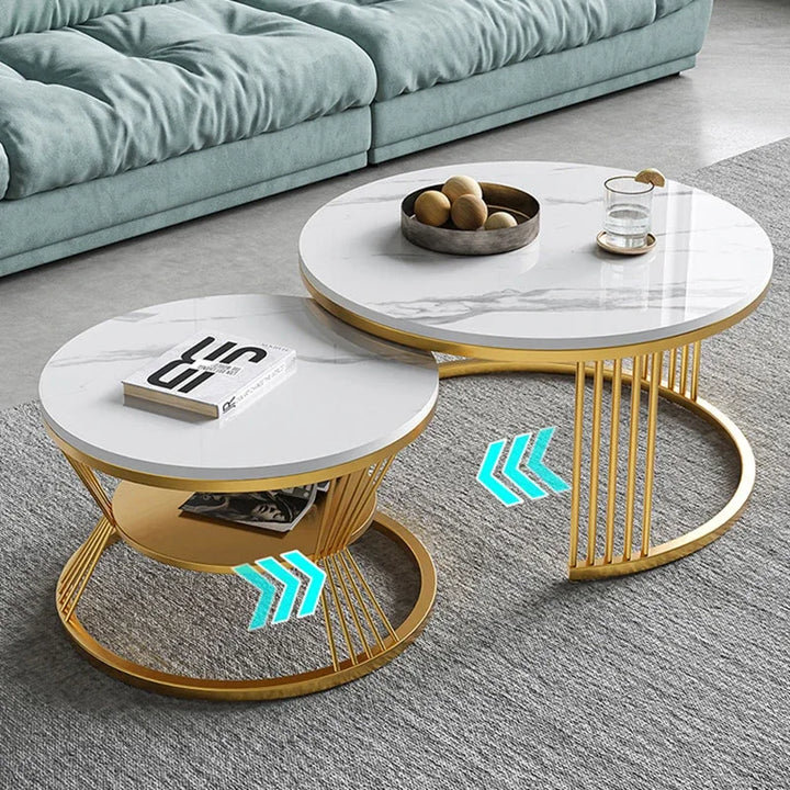 Christien Lift Top Trestle Coffee Table, 43cm H x 31cm L x 80cm W, Yellow Gray/White Gray