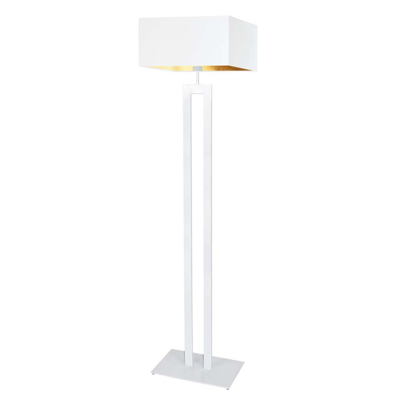 Salguero 161cm Traditional Floor Lamp, White, White