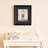 Black Wood Matte Picture Frame with Mat-70821472