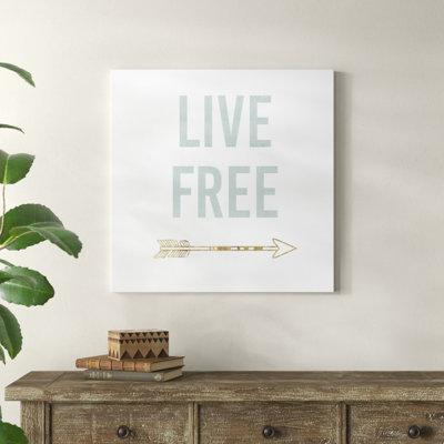 Golden Quote VIII by Anna Hambly - Wrapped Canvas Print
