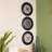 Decorative Metal Wall Accessory, Black Steel, 18.1 x 18.1 inches | 100% Steel Construction, Thickness: 0.05 inches | Durable & Stylish Home Decor, Perfect for Living Room, Office, or Gallery Wall-148242456