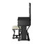 Ensemble coiffeuse avec tabouret et miroir Potterville-1278480505