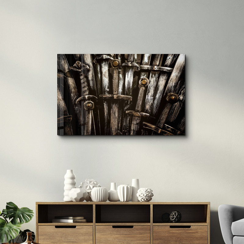 Élégante peinture murale en verre trempé de 13,8 po x 21,7 po | 100% verre trempé, épaisseur: 0,16 pouce | Imprimé UV pour des couleurs éclatantes | Parfait pour la décoration intérieure, le salon et les espaces de bureau