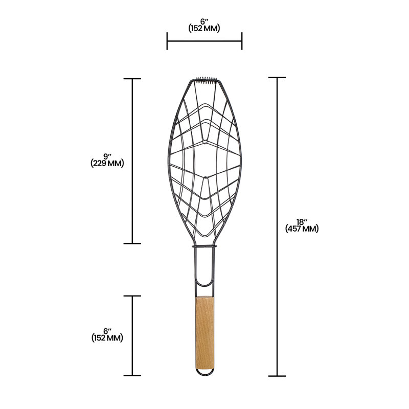 Non-Stick Dishwasher Safe Grill Basket