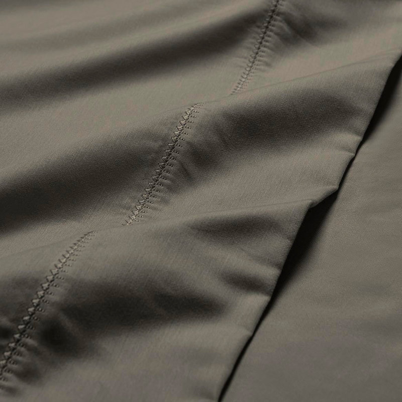 Ensemble de draps Impressions, Gris, Ensemble de draps pour lit simple TG avec 1 taie d