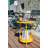 Salsa Round Metal Outdoor Side Table , 20'' in. W 20'' in. D-85975592
