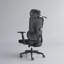 Chaise de bureau ergonomique (noire)