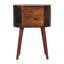 Hibbell 35cm W Solid Wood Bedside Table