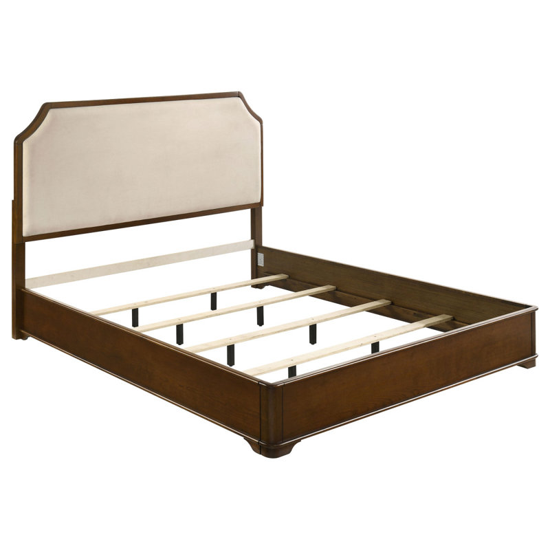 Ensemble de chambre à coucher 5 pièces Leonide, 5 Pcs: Bed, Nightstand, Dresser, Mirror, Chest, Queen