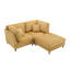 2 Seater Corduroy Corner Sofa -1487976468