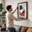 Tension Geometric - Framed Print-1273182592-1273182596