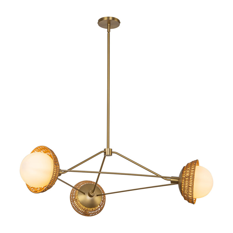 Artiola 3 - Light Linear Chandelier, Gold