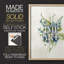 «Bouquet of Blue II», reproduction encadrée - bois massif-1508511394-1508511405