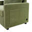 Canapé-lit avec matelas pliable, causeuse avec table d'appoint pliable et deux ports USB pour le salon-1846477652