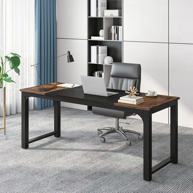 Mobilier de bureau d'ordinateur, H 29,53 po x l 70,87 po x P 31,50 po