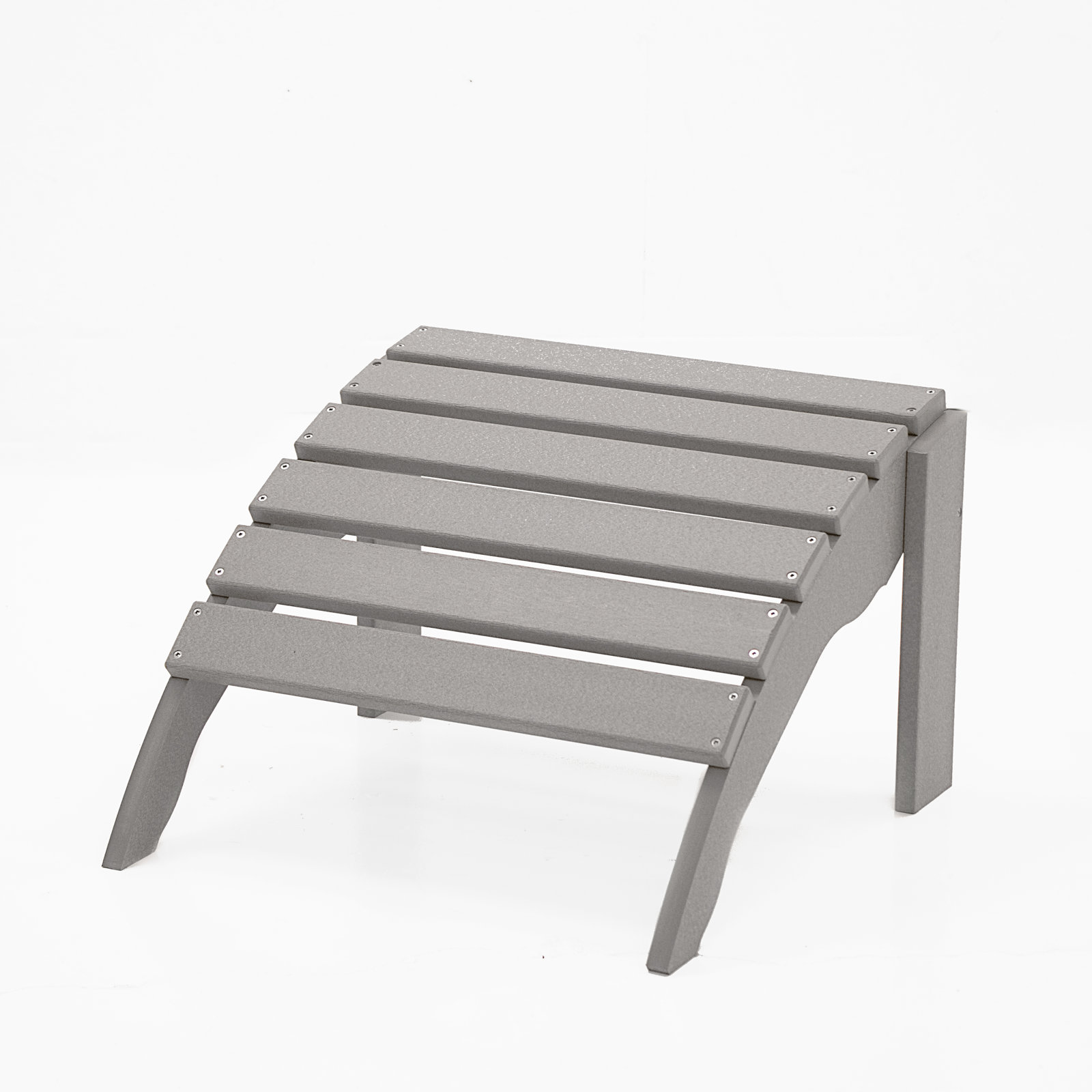 Leighton Patio Footstool, Light Gray