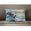 Housse et insert de coussin rectangulaire en polyester pour l'intérieur et l'extérieur