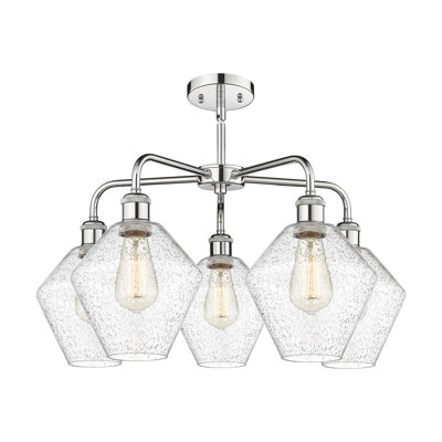 5 - Light Dimmable Teardrop Chandelier