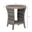 Table d'appoint, table basse d'extérieur en osier-1871614138